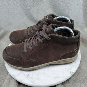 Skechers Shoes Womens Size 7.5 Wide Chocolate Brown Textile Chukka Boots